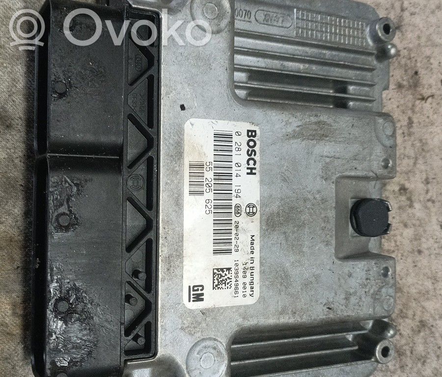 Unidad de control/módulo del motor   0281014194,55205625,BRUNO