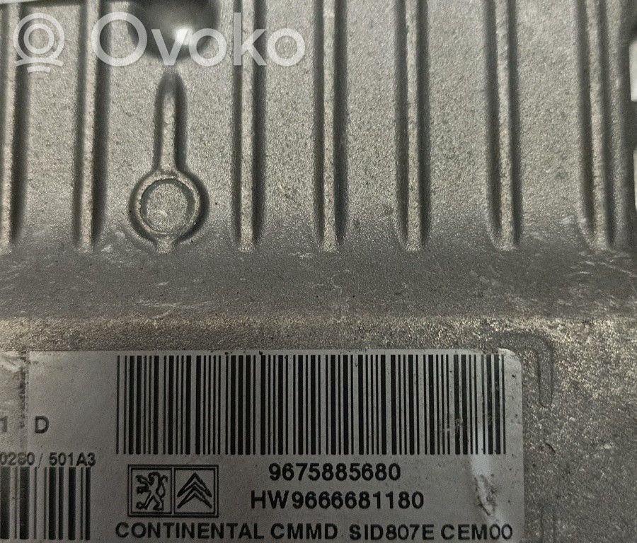 Unidad de control/módulo del motor   9675885680,HW9666681180,ZACK