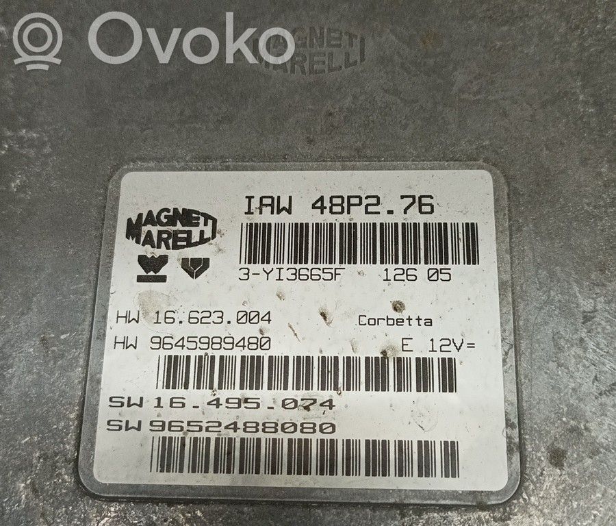 Peugeot 206 Unidad de control/módulo del motor 