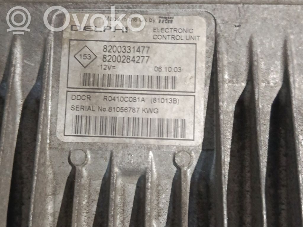 Motorsteuergerät/-modul   8200331477,8200284277,ZACK
