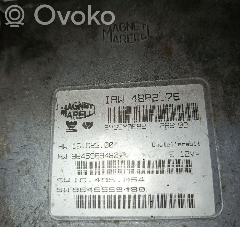 Unidad de control/módulo del motor   HW16623004,HW9645989480,ZACK