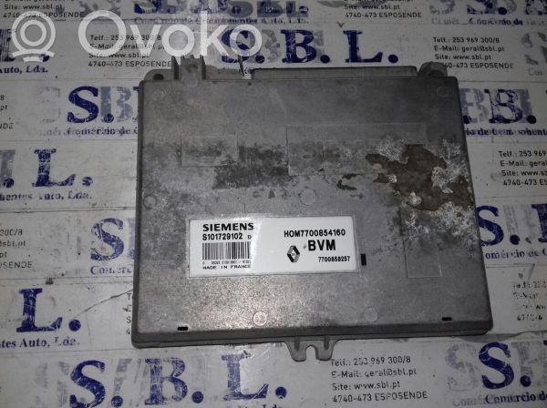 Unidad de control/módulo del motor   S101729102D,7700854160,7700858257