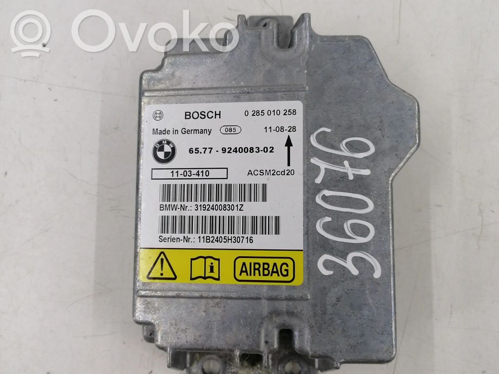 Airbag control unit/module   6577924008302,0285010258,1103410