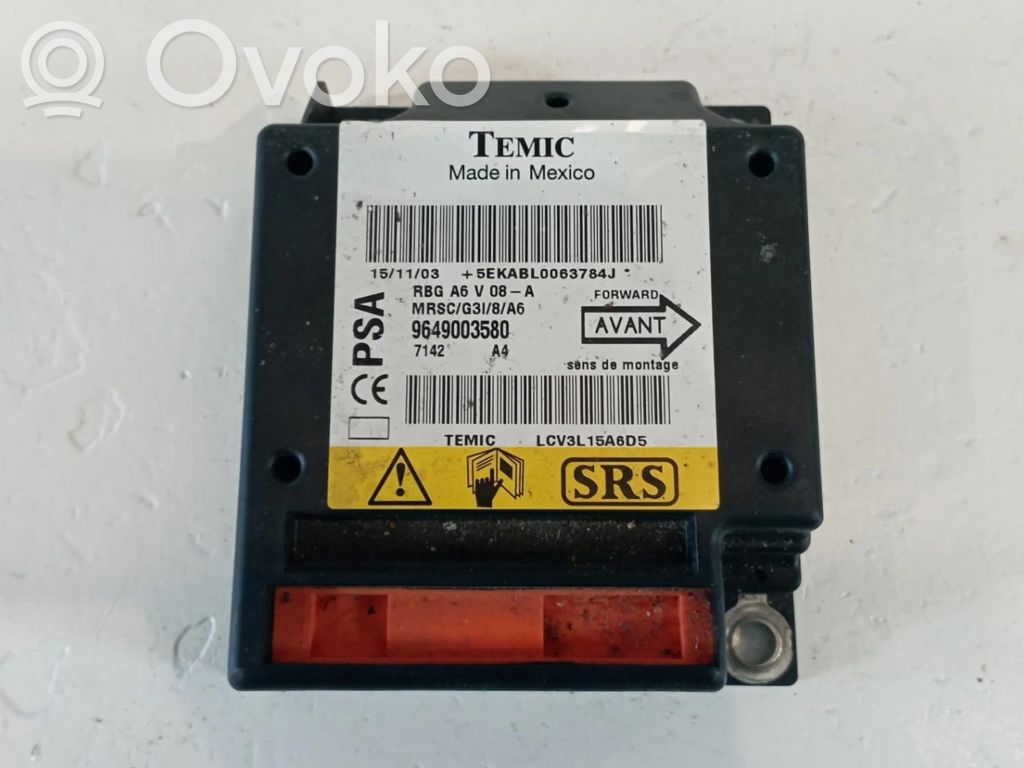 Citroen C3 Airbag control unit/module 