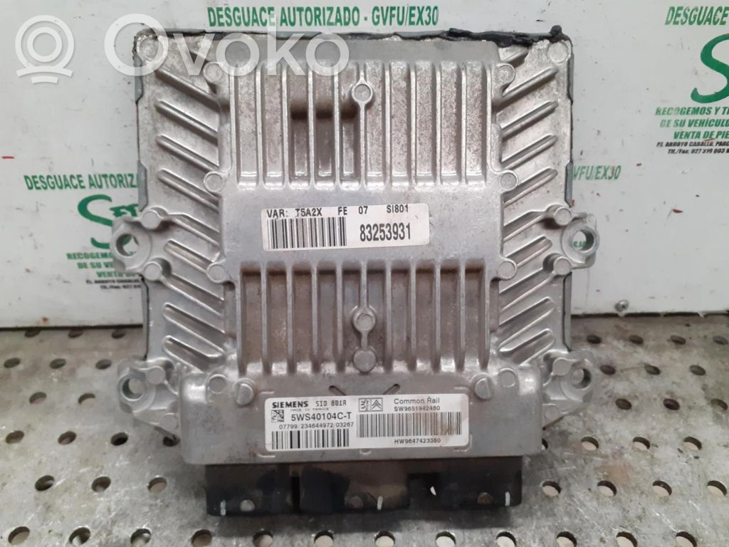 Engine control unit/module ECU   5WS40104CT