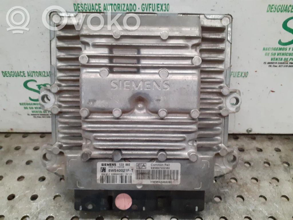 Citroen C3 Unité de commande, module ECU de moteur 