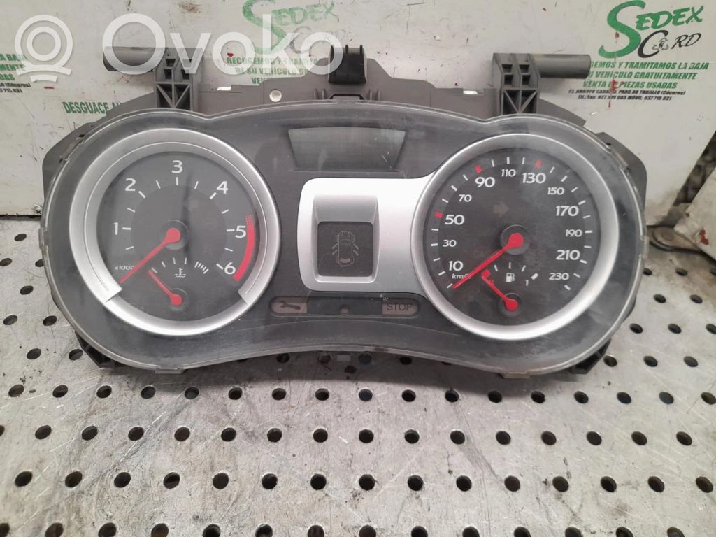 Renault Clio III Speedometer (instrument cluster) 
