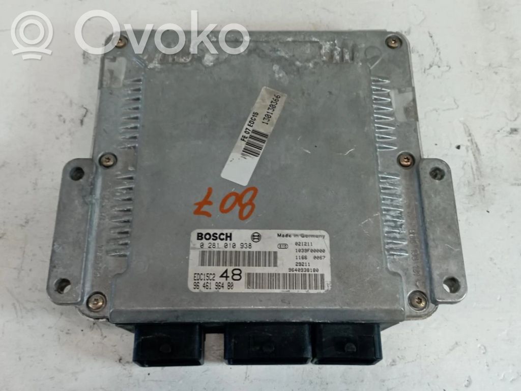 Unidad de control/módulo ECU del motor   0281010938