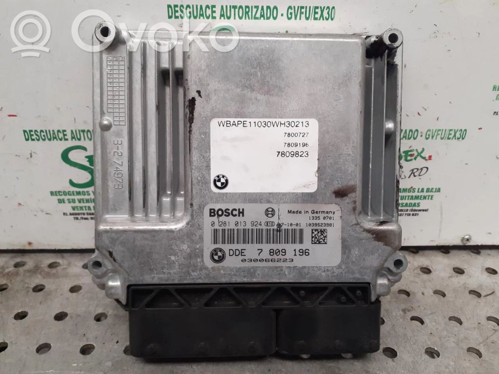 BMW X3 E83 Komputer / Sterownik ECU silnika 