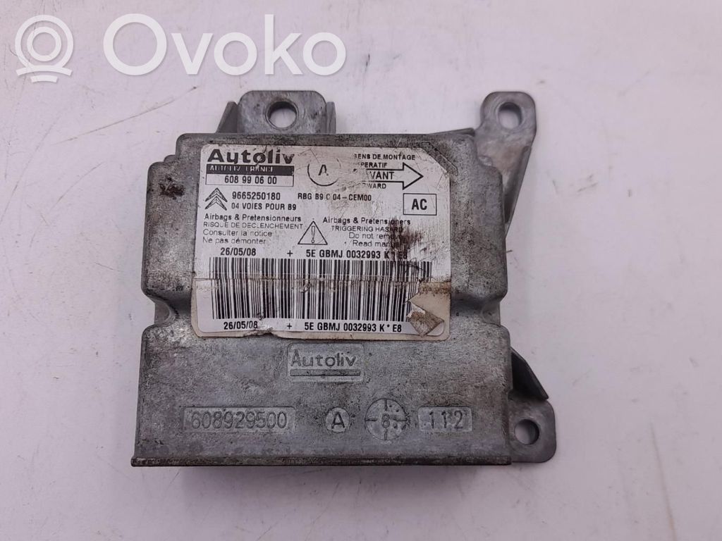 Citroen Berlingo Airbag control unit/module 