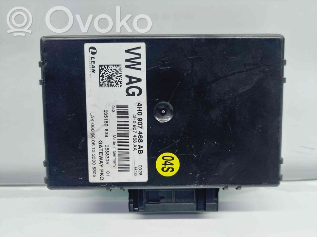 Audi A8 S8 D4 4H Comfort/convenience module 