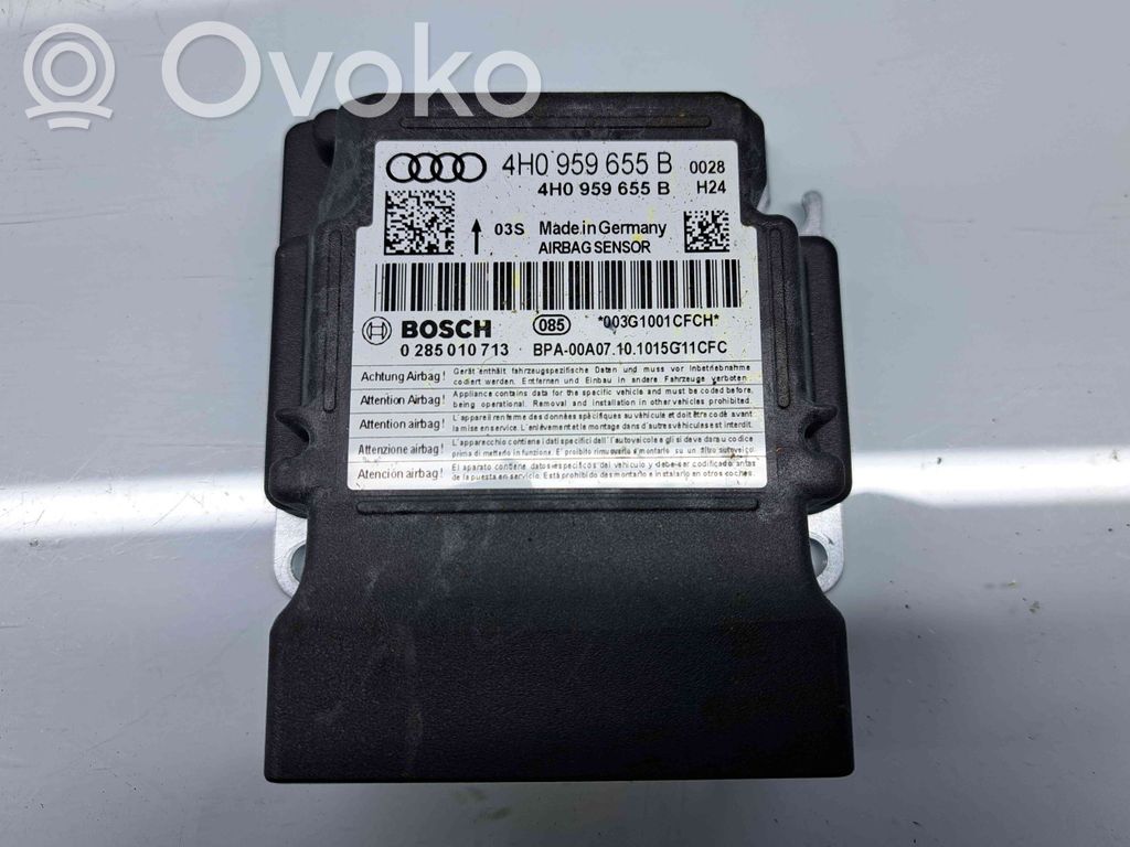Audi A6 S6 C7 4G Unidad de control/módulo del Airbag 