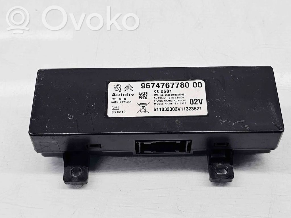 Bluetooth control unit module   9674767780