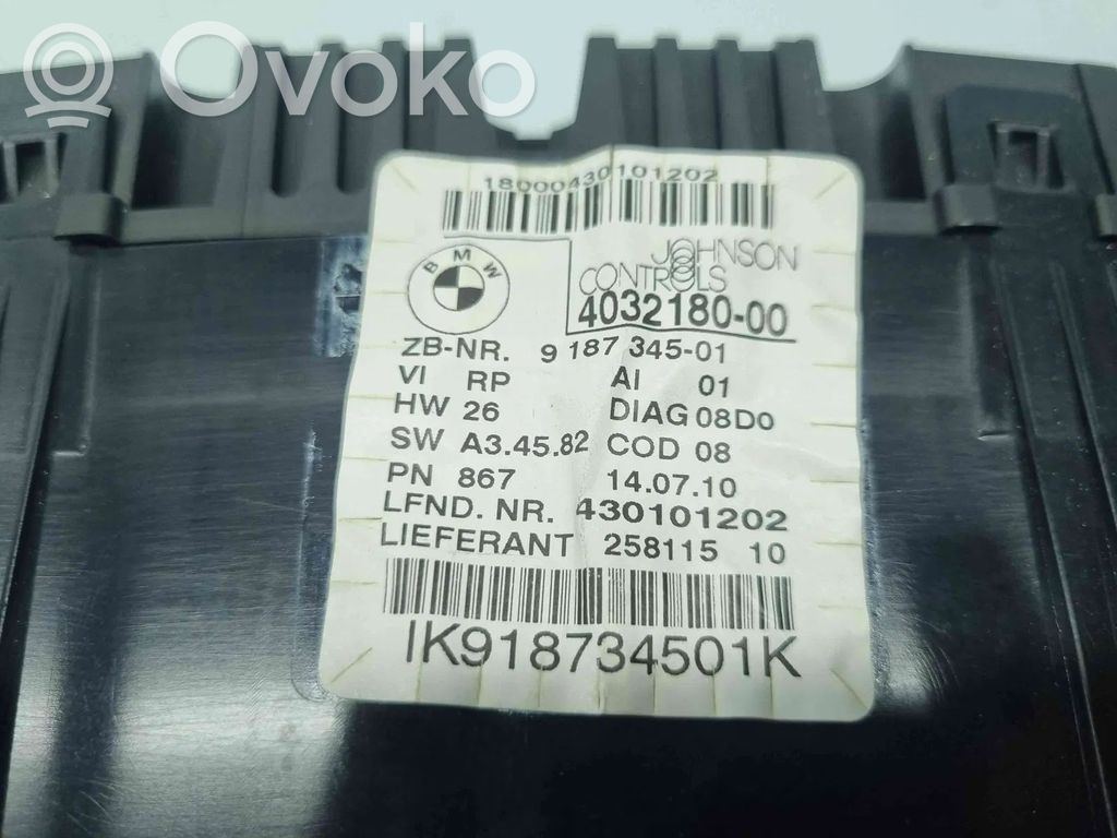 BMW 3 E90 E91 Geschwindigkeitsmesser Cockpit 