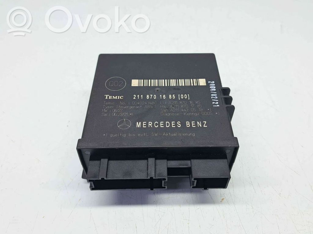 Mercedes-Benz E W211 Comfort/convenience module 