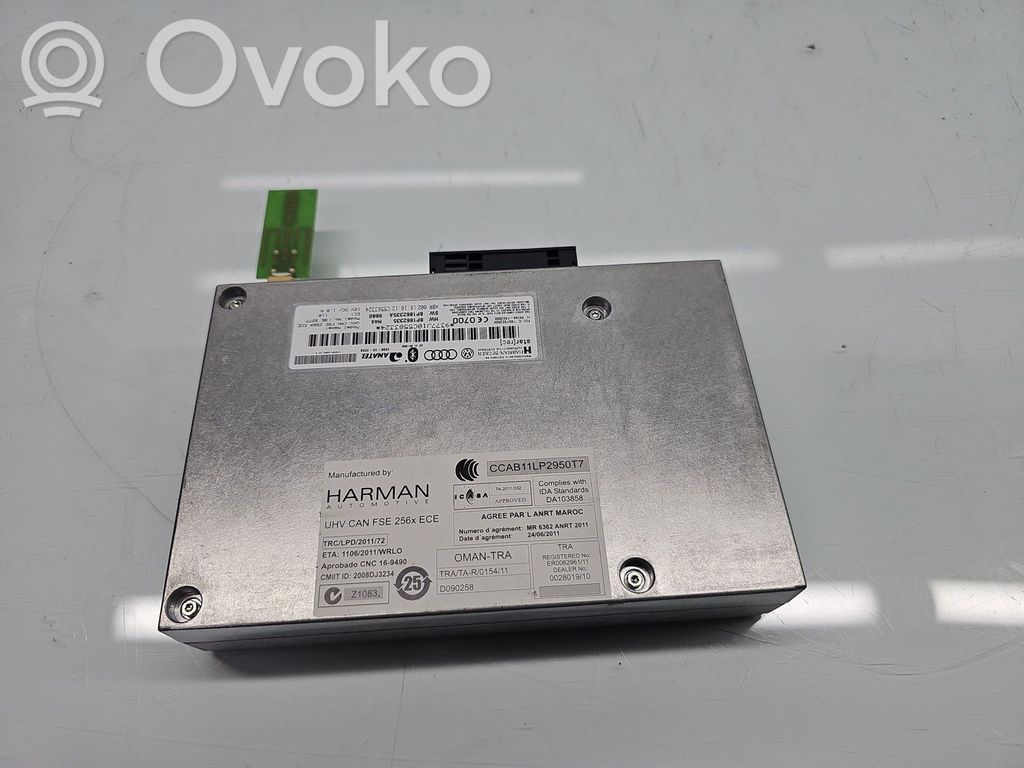 Audi A3 S3 A3 Sportback 8P Bluetooth modulis 
