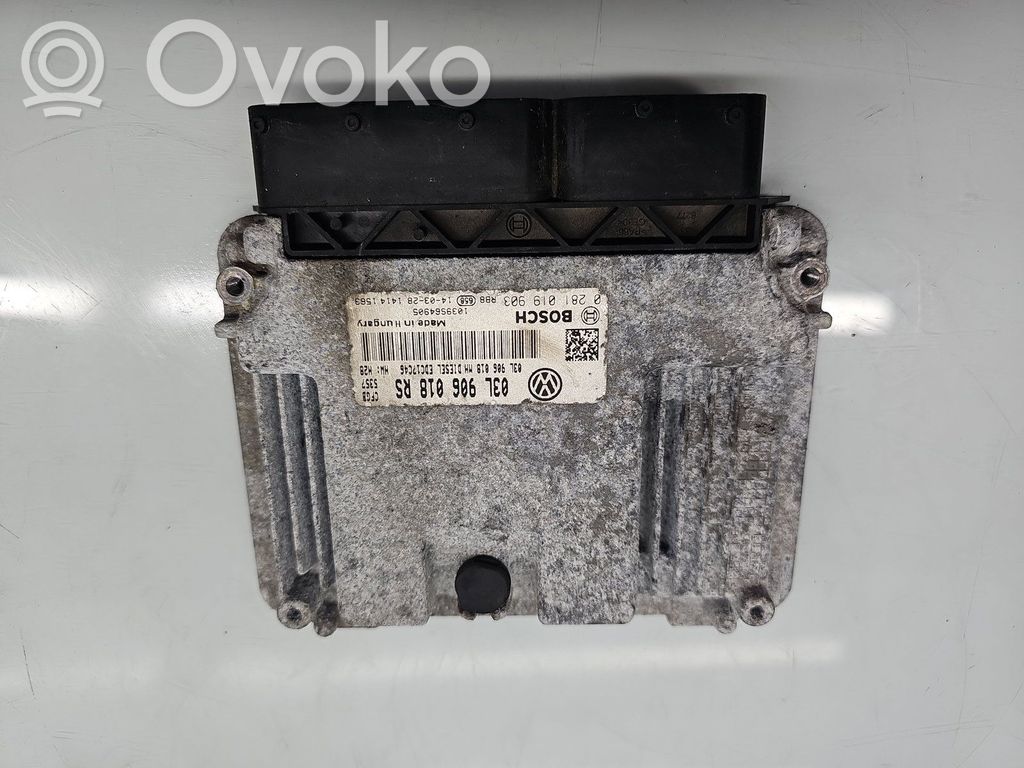 Skoda Superb B6 (3T) Unité de commande, module ECU de moteur 