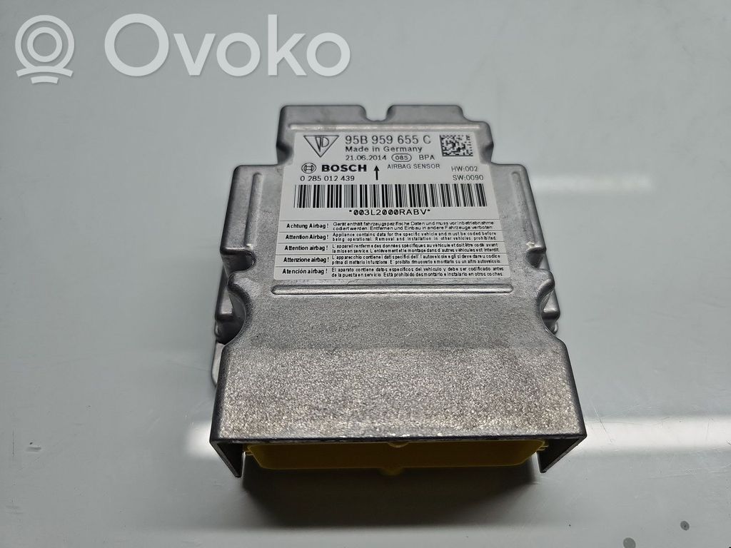 Sterownik / Moduł Airbag   95B959655C