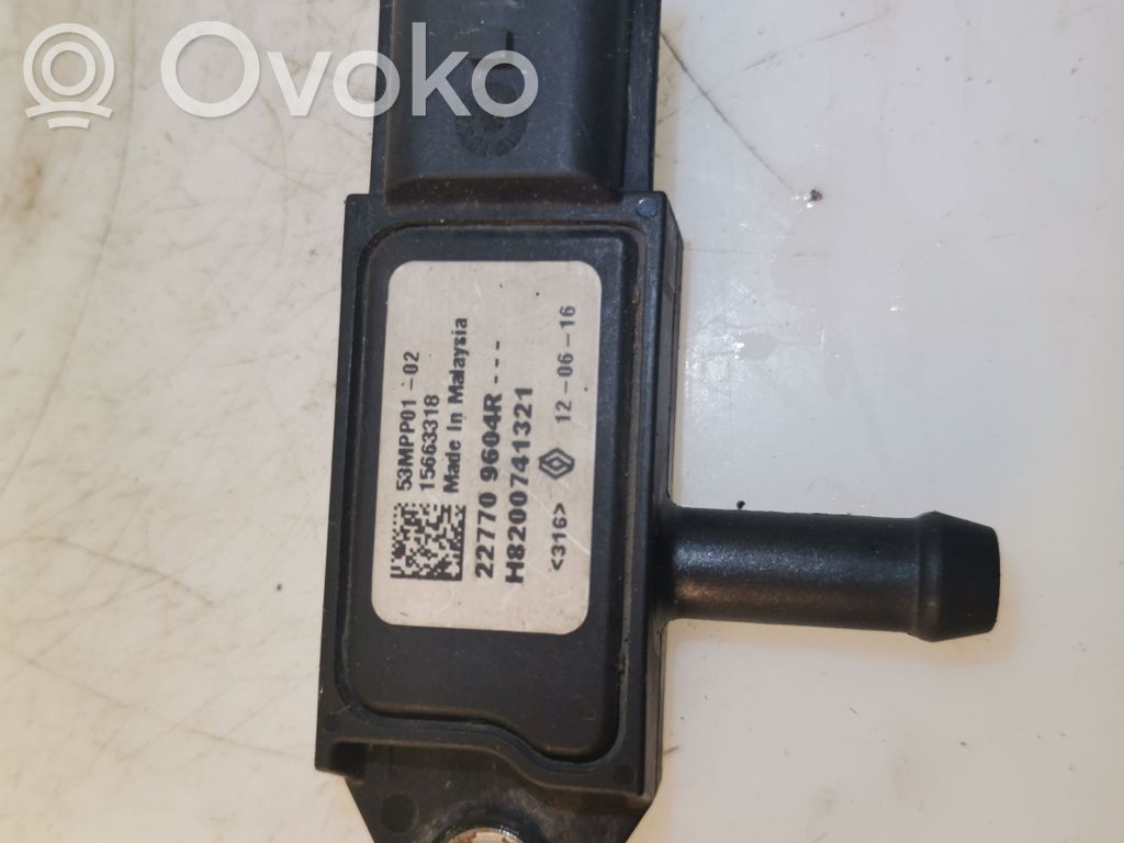 Renault Trafic III (X82) Izplūdes gāzu spiediena sensors 