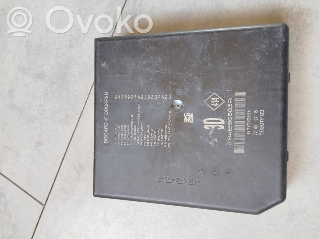 Módulo de fusible   284B60605R,1273792454,58G011F03