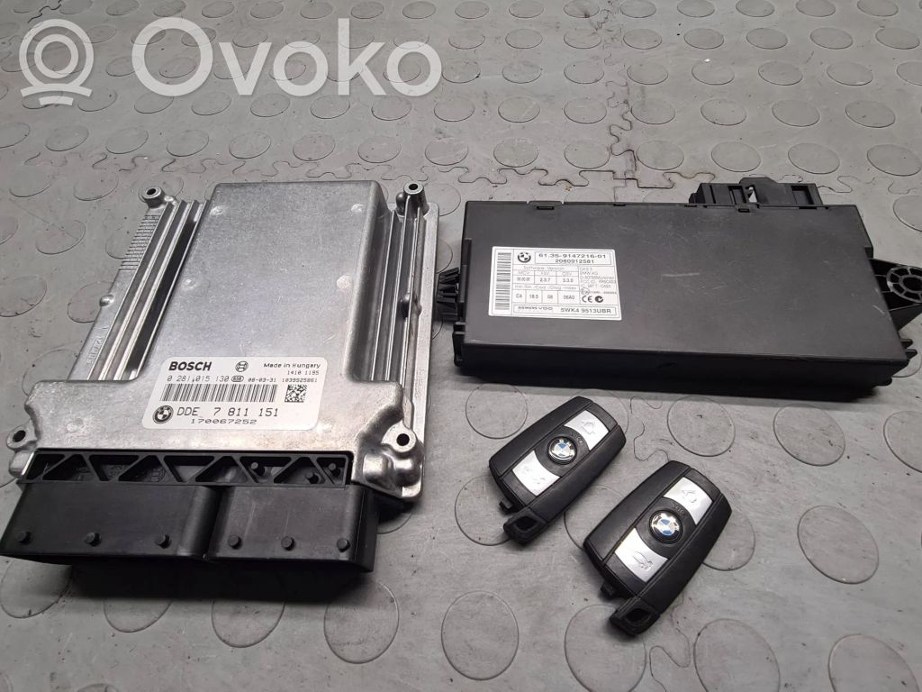 Engine ECU kit and lock set   7811151,170067252,0281015130