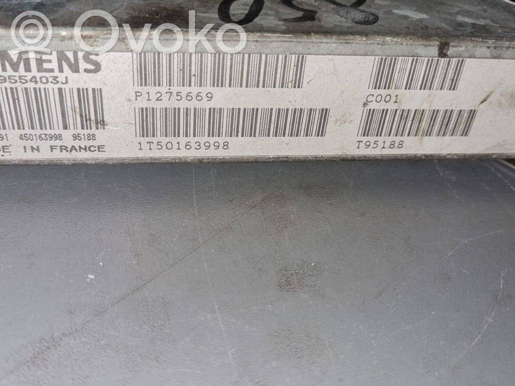 Engine control unit/module   S103955403,1T50163998,P1275669