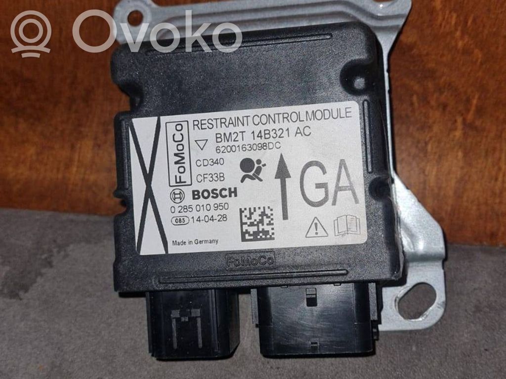 Airbag control unit/module   BM2T14B321AC,0285010950