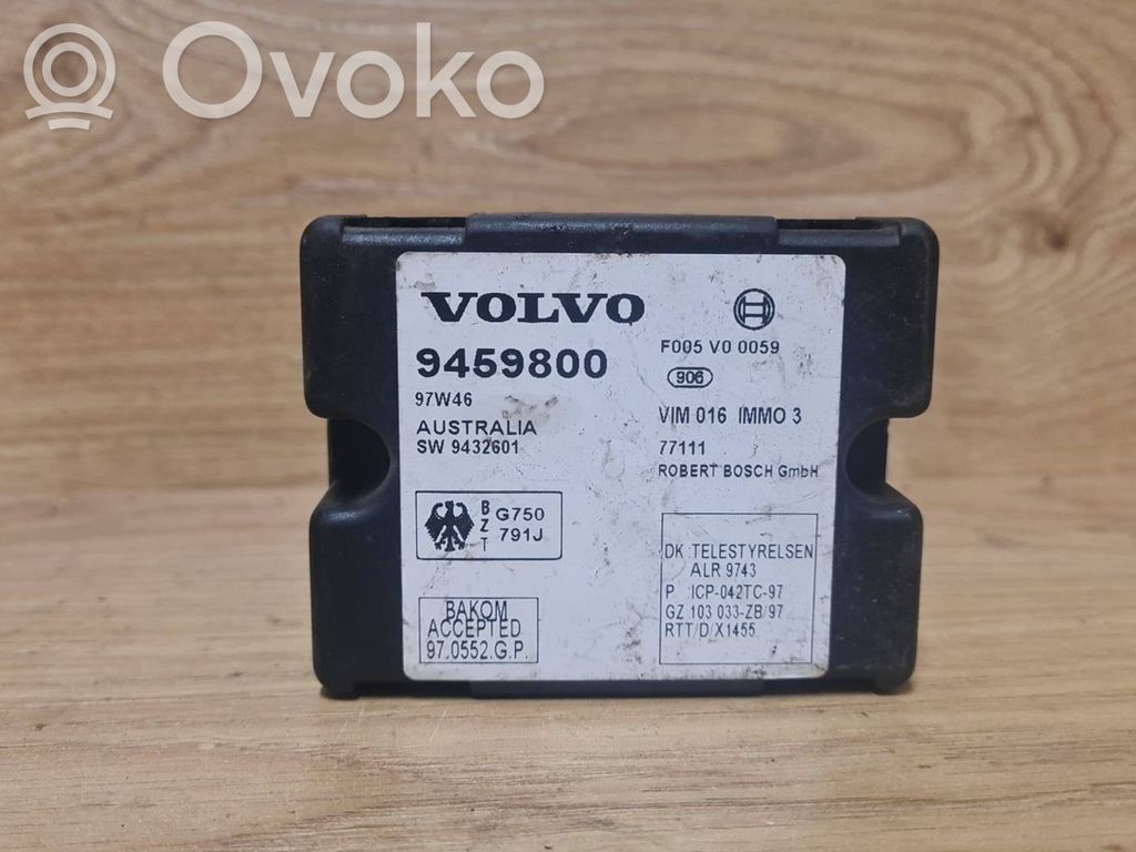 Volvo S70  V70  V70 XC Imobilaizera vadības bloks 