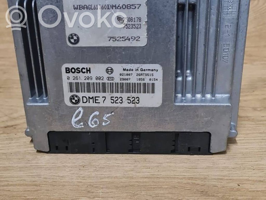 Engine control unit/module   0261209002,DME7523523