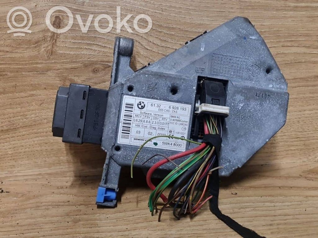 BMW 7 E65 E66 Aizdedzes karšu lasītājs 