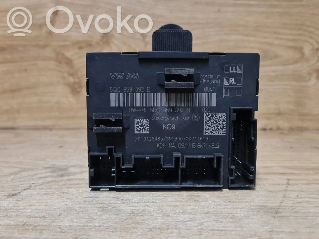 Audi A3 S3 8V Door control unit/module 
