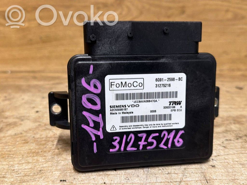 Moduł / Sterownik hamulca ręcznego   6G912598BC,31275216