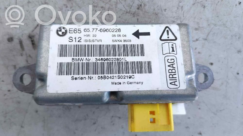Unidad de control/módulo del Airbag   65776960228