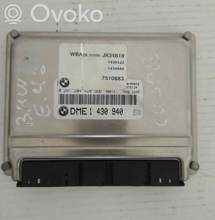 BMW 3 E46 Engine control unit/module 