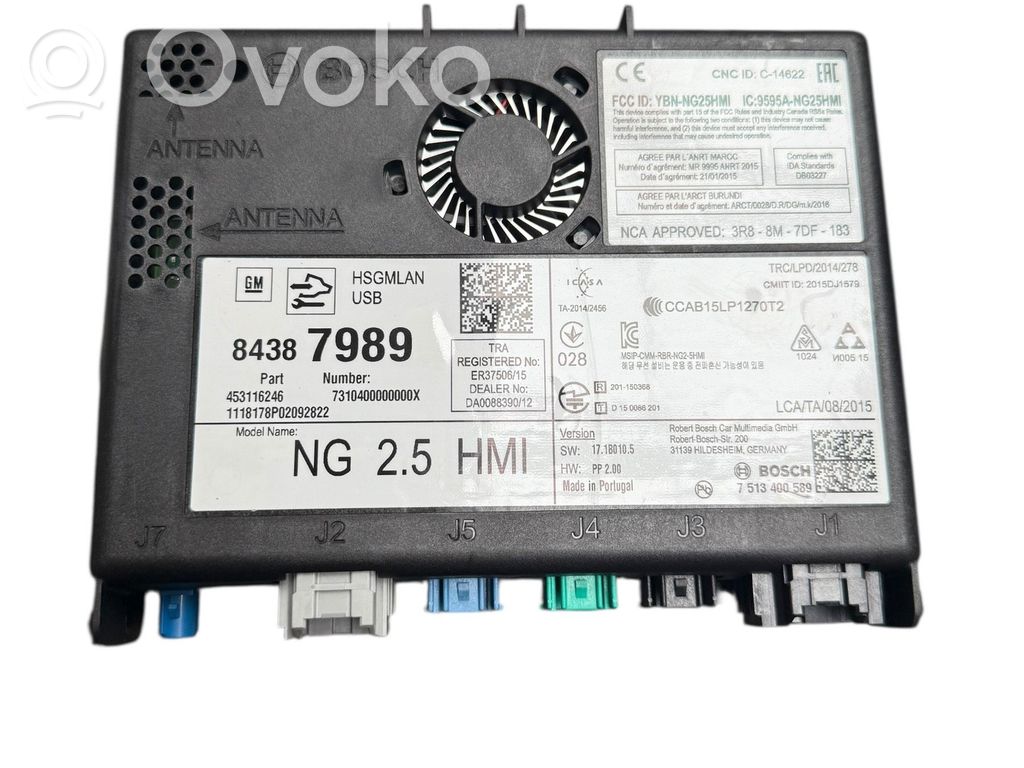 Opel Astra K Other control units/modules 