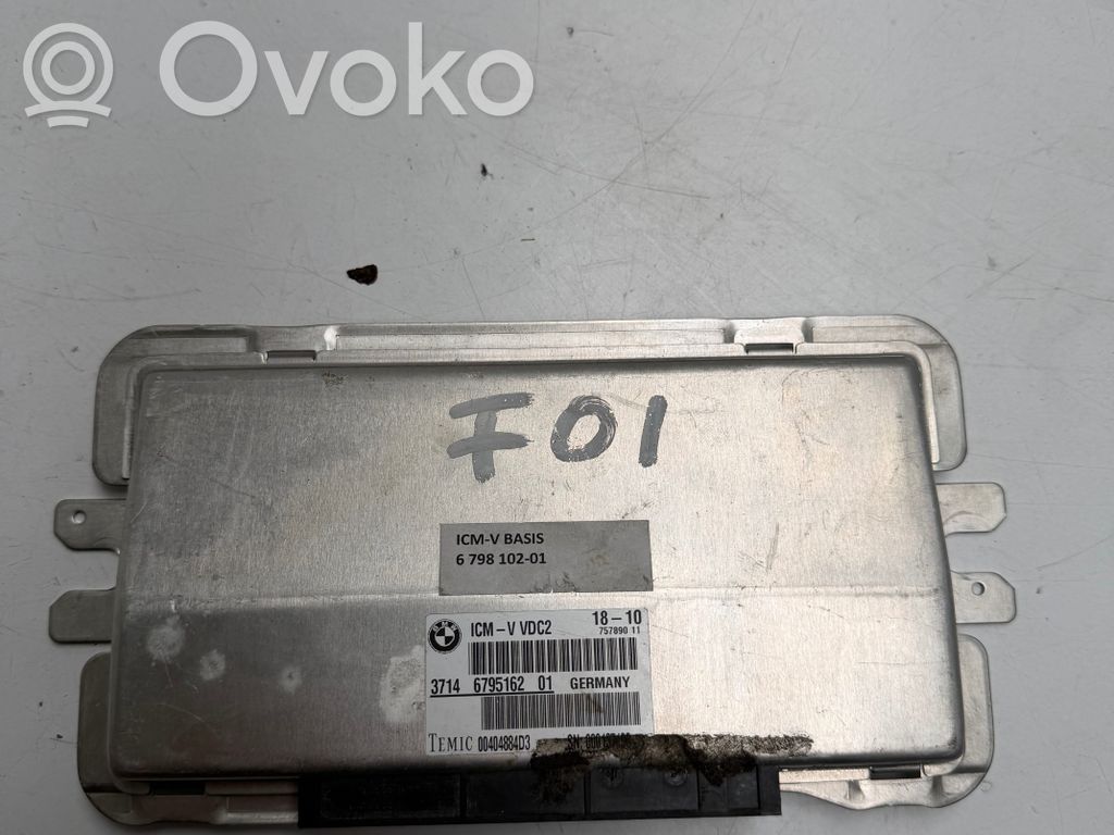 BMW 5 F10 F11 Sterownik / Moduł zawieszenia pneumatycznego 