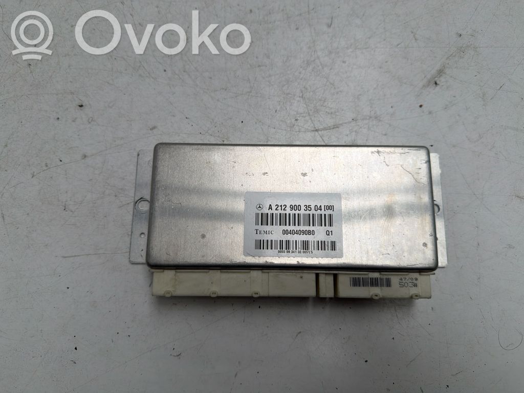 Mercedes-Benz E W212 Module de commande suspension 