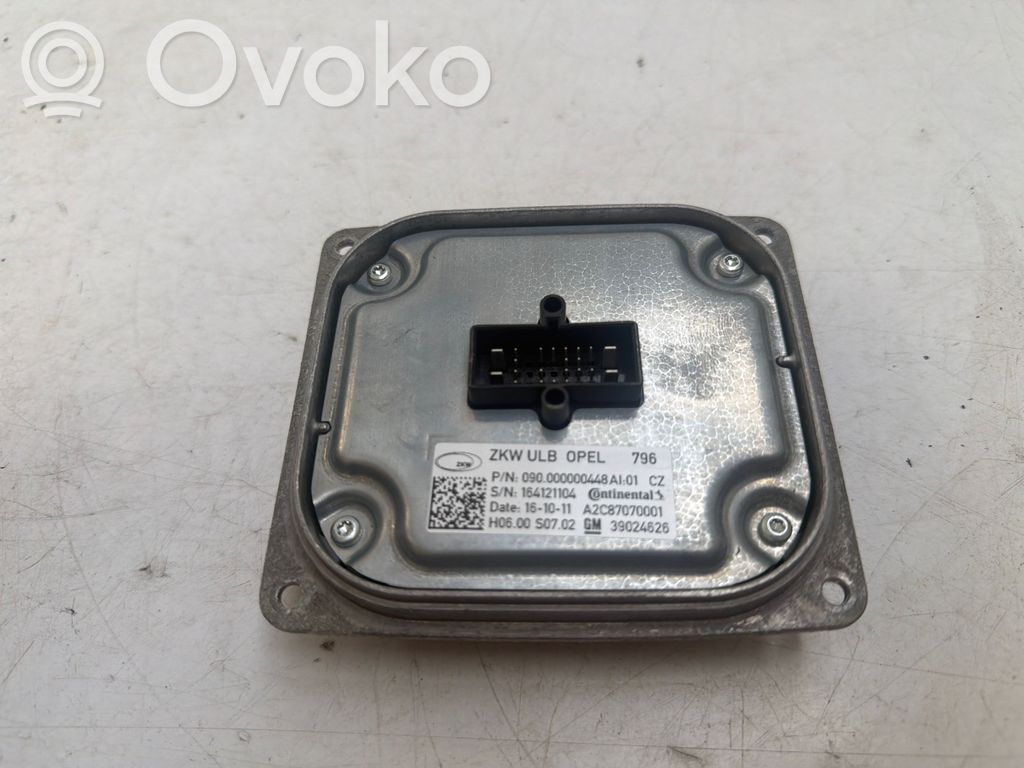 Opel Astra K Unidad de control/módulo de los faros xenón 