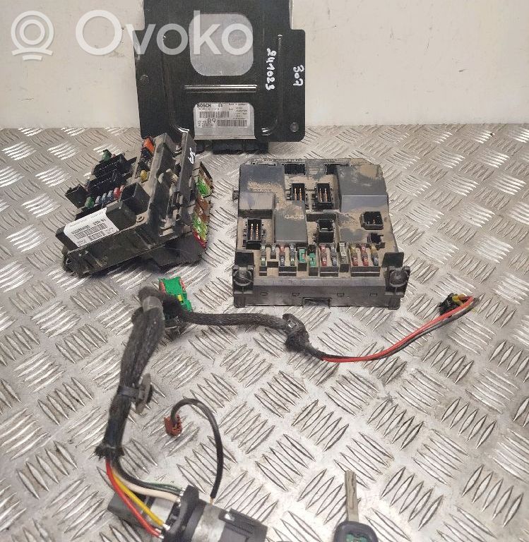 Engine ECU kit and lock set   9650664080
