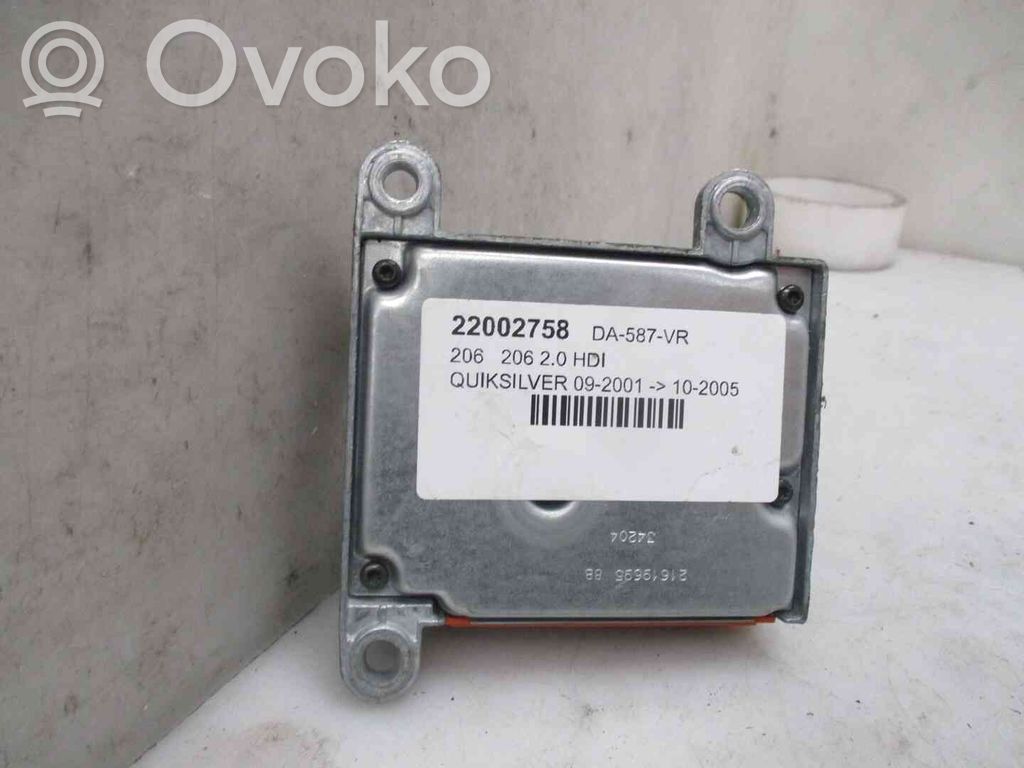Peugeot 206 Airbag control unit/module 