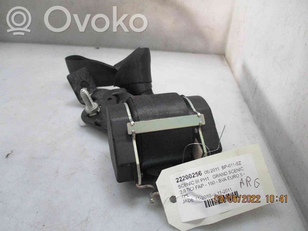 Renault Scenic III -  Grand scenic III Centură spate 