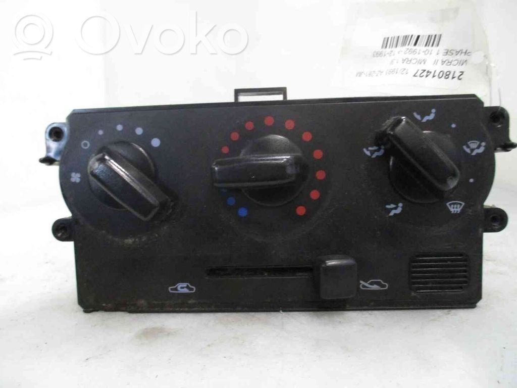 Nissan Micra Unitate control climatizare