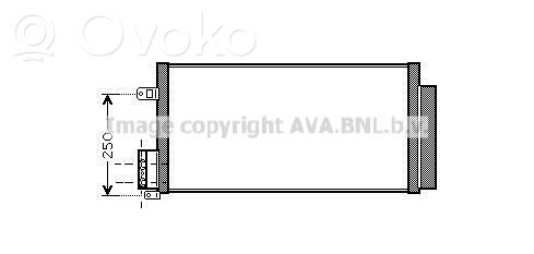 Fiat Grande Punto Radiatore di raffreddamento A/C (condensatore)