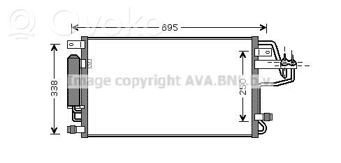 Hyundai H-1, Starex, Satellite Radiator răcire A/C (condensor)