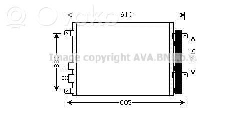 Alfa Romeo 166 Radiator răcire A/C (condensor) 