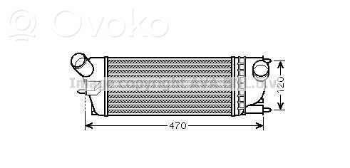 Intercooler radiator   384K8,21502136,2499053,VDMS4