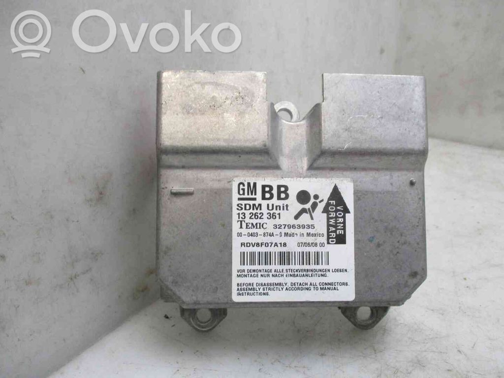 Centralina/modulo airbag   13262361,22302479,2556760,VDMS4