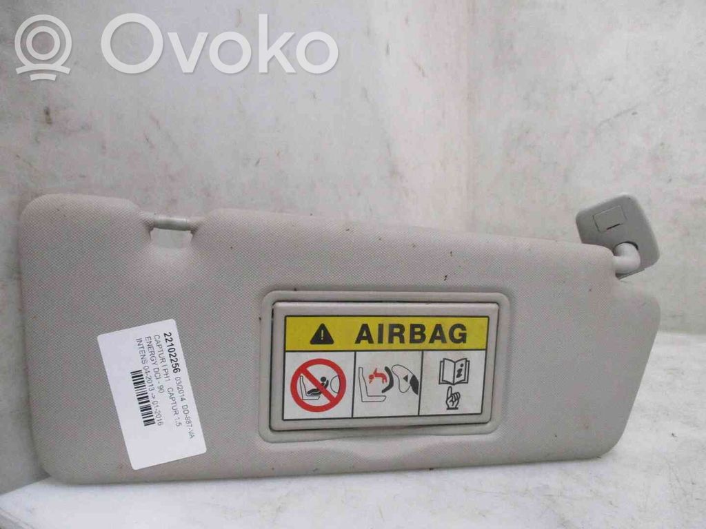 Renault Captur Aletta parasole 