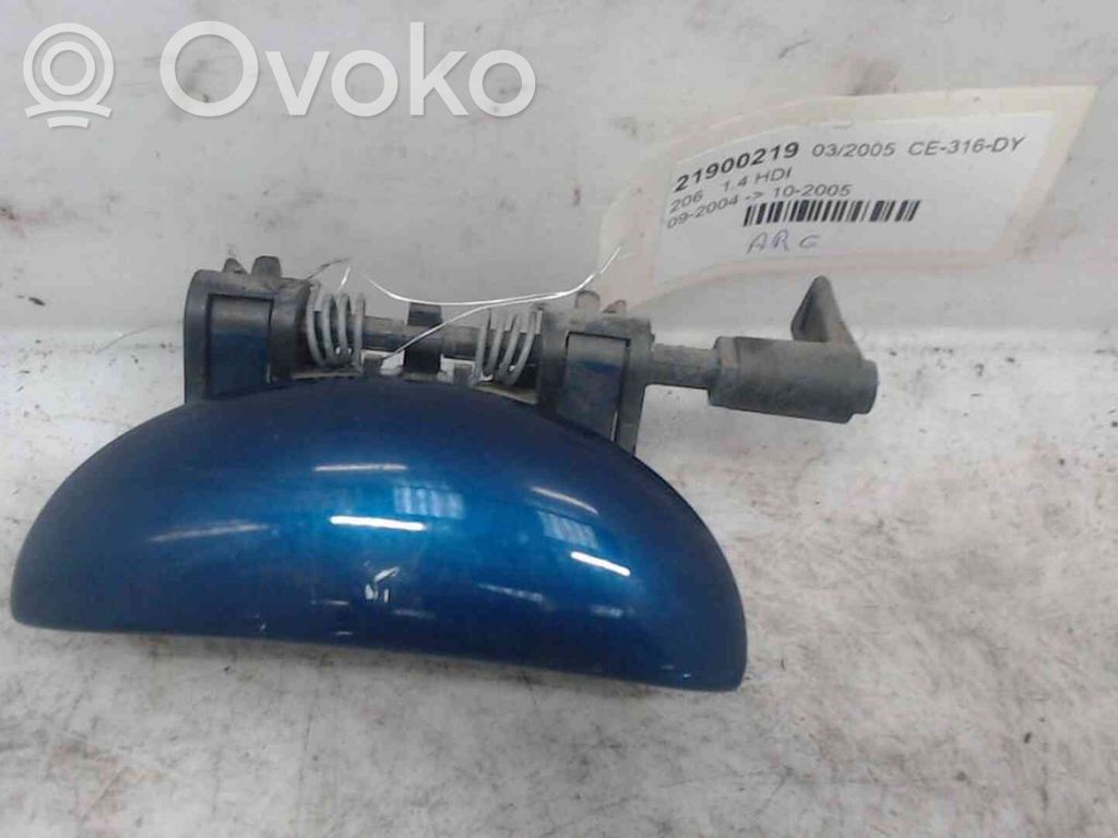 Peugeot 206 Poignée extérieure de porte arrière