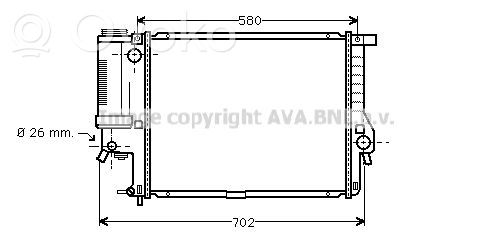 BMW 1 E81 E87 Coolant radiator 